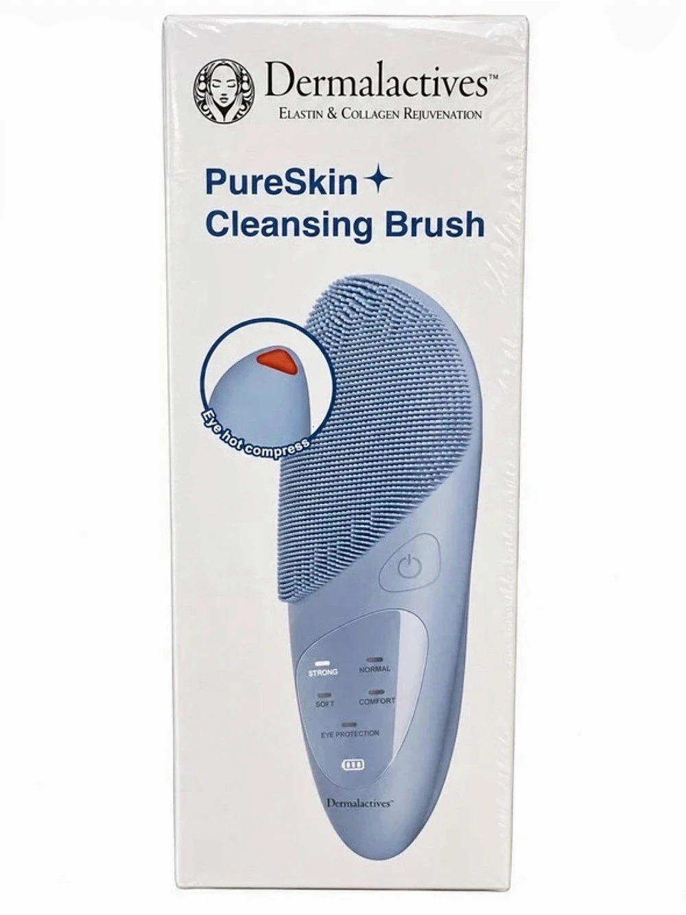 🔥BRAND NEW Dermalactives PureSkin Cleansing Brush Blue & White